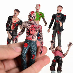 BOHS zombie figures are 4 inches tall for shelf display and play.