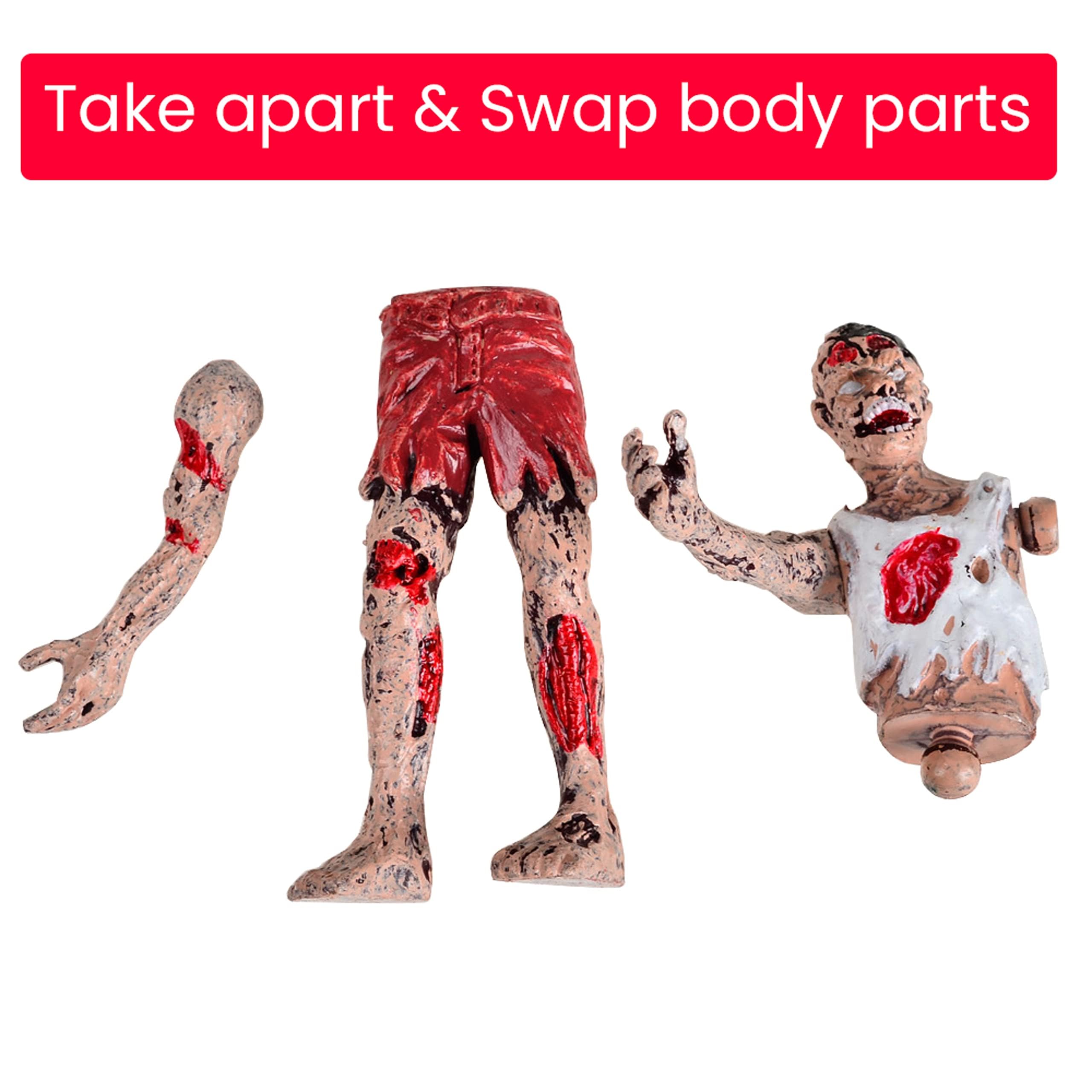 BOHS zombie figures in action-ready pose for dynamic play sessions.
