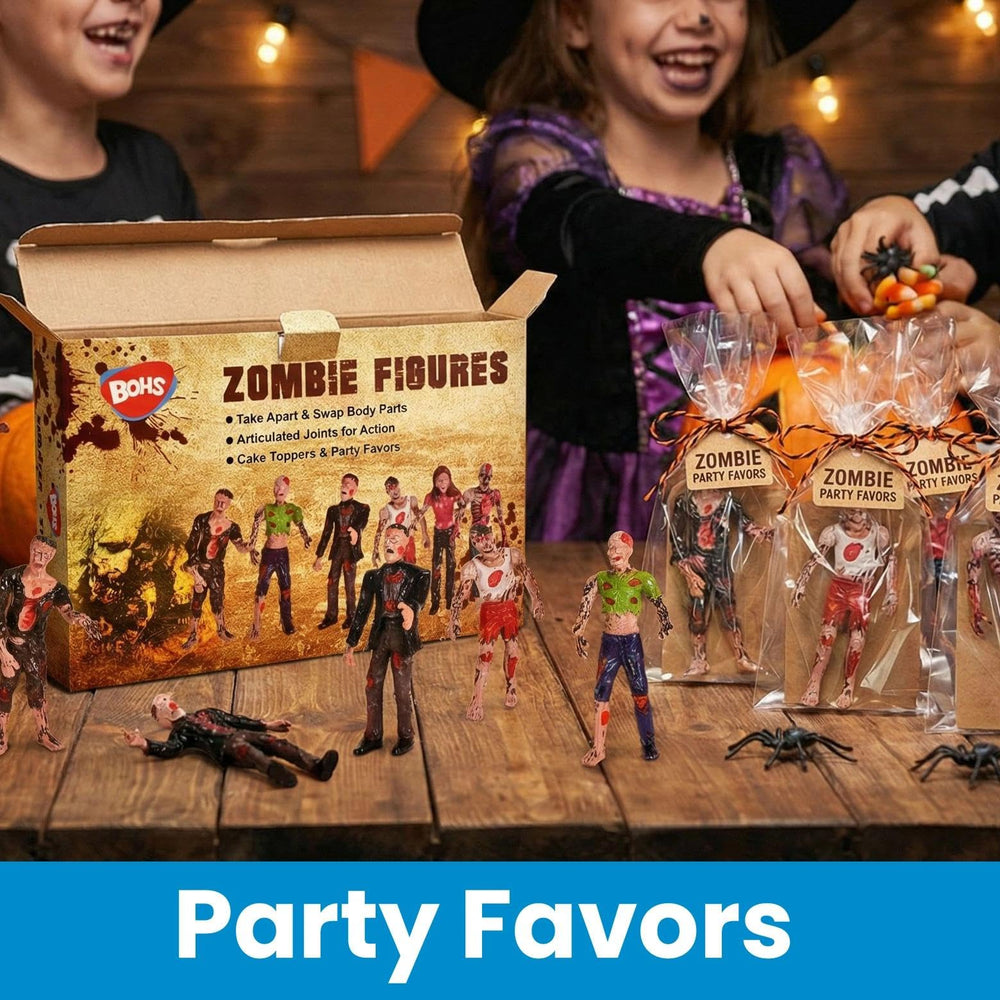 BOHS zombie figures crafted from non-toxic materials with safe edges.