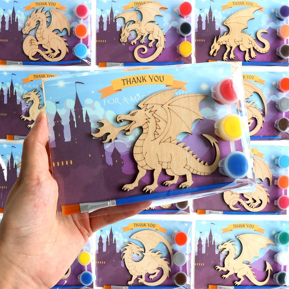 Boikoky dragon magnet paint kit for kids to create fridge keepsakes.