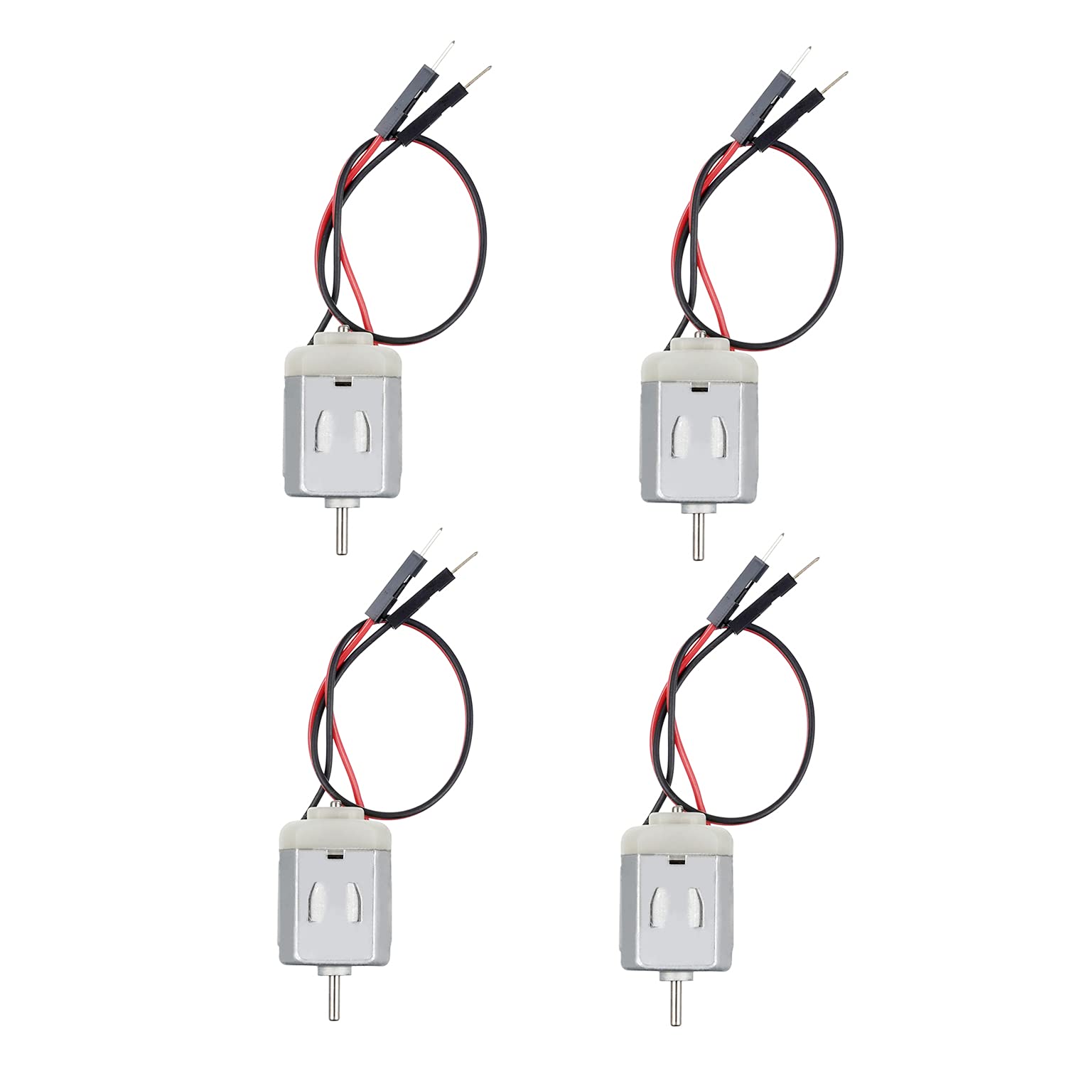 BOJACK four Type 130 EK1450 motors with 15 cm wires for easy prototyping