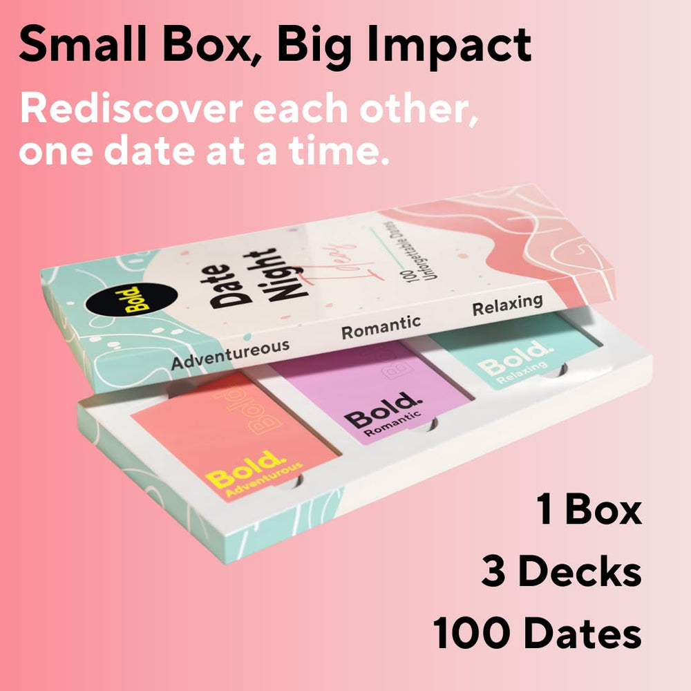 Gift-ready Bold card set presented as a thoughtful anniversary or Valentines Day gift