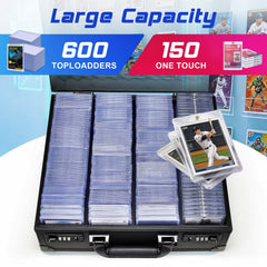 Boldblox card storage box aluminum frame emphasizes protection against impacts and dust.