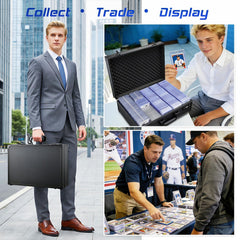 boldblox Card Storage Box black carbon fiber exterior looks professional.