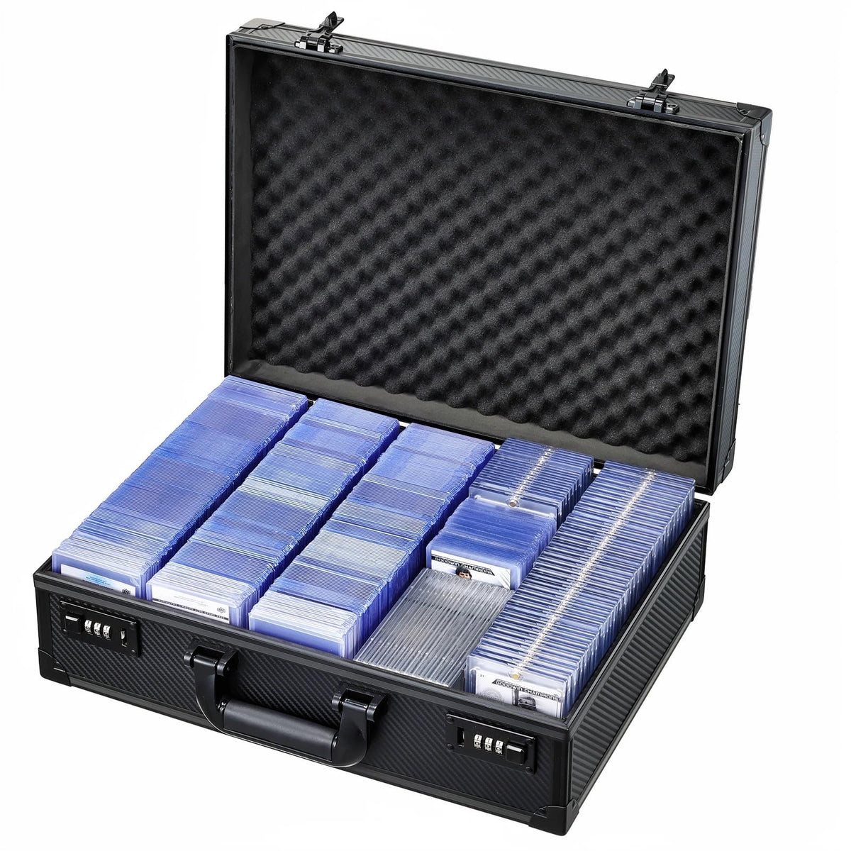 boldblox Card Storage Box front view with lock for secure access.