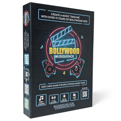 Bollywood Musiquence game cover with vibrant artwork for lively party nights