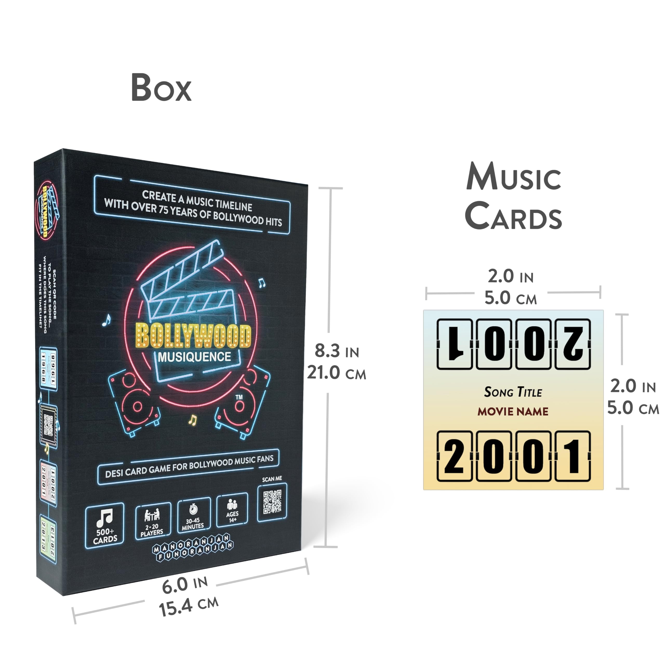 Bollywood Musiquence gift box presenting a perfect desi gathering present