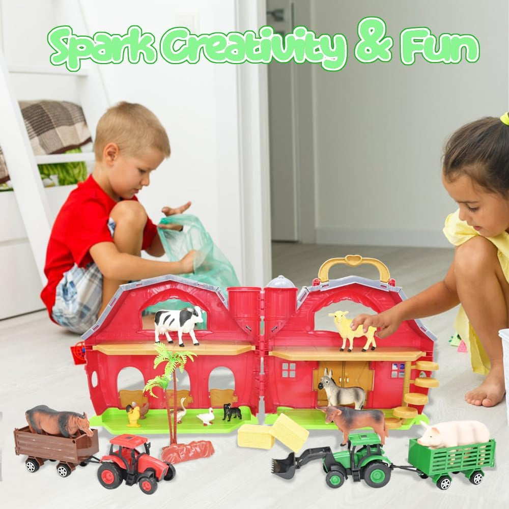 BOLZRA Montessori-inspired learning toy for farm play