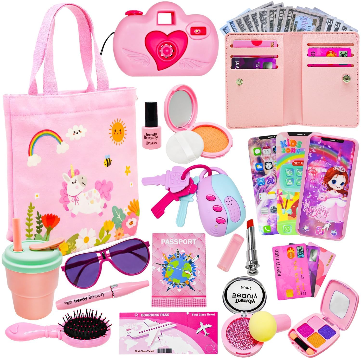 BOLZRA Play Purse Toy sunglasses: encourages imaginative fashion play for little girls