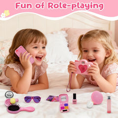 BOLZRA Play Purse Toy water cup: leak-proof lid supports mess-free pretend tea parties