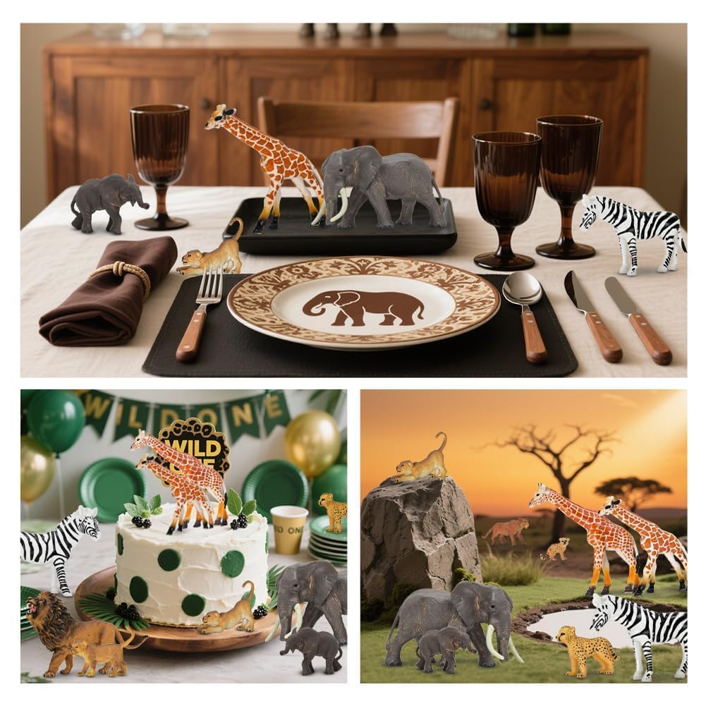 BOLZRA safari playset scene figure helps create immersive jungle stories