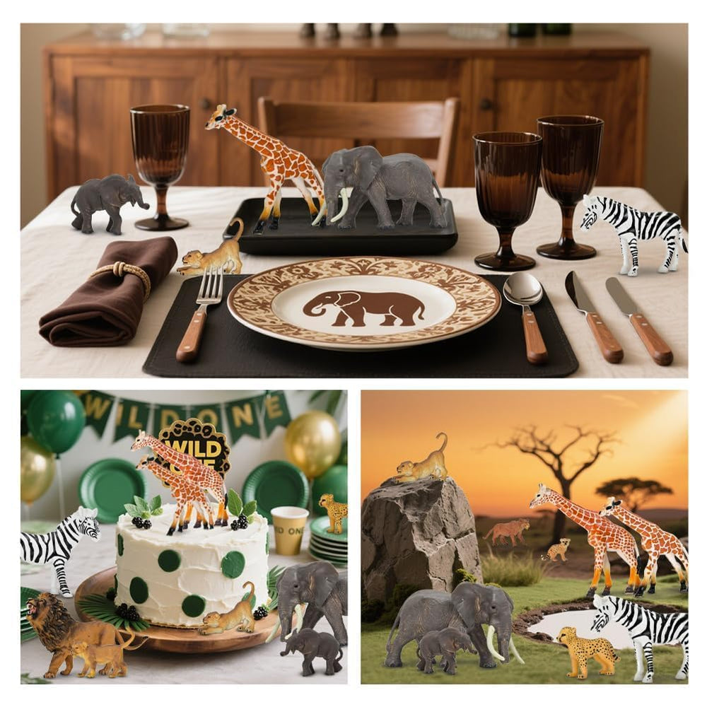 BOLZRA safari playset scene figure helps create immersive jungle stories