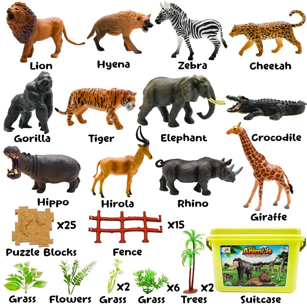 Bolzra safari lion figure enhances storytelling and pretend jungle adventures
