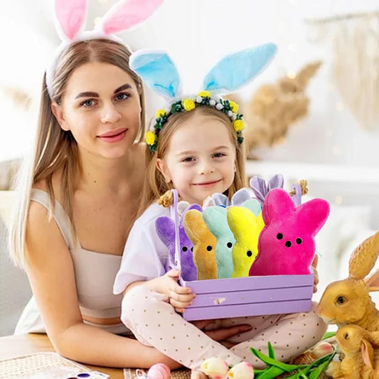 BOMBPARK Bunny Plush face with a friendly smile invites comforting hugs.