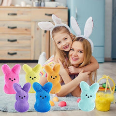 BOMBPARK Easter basket stuffer bunnies provide soft, cuddly companions for kids.