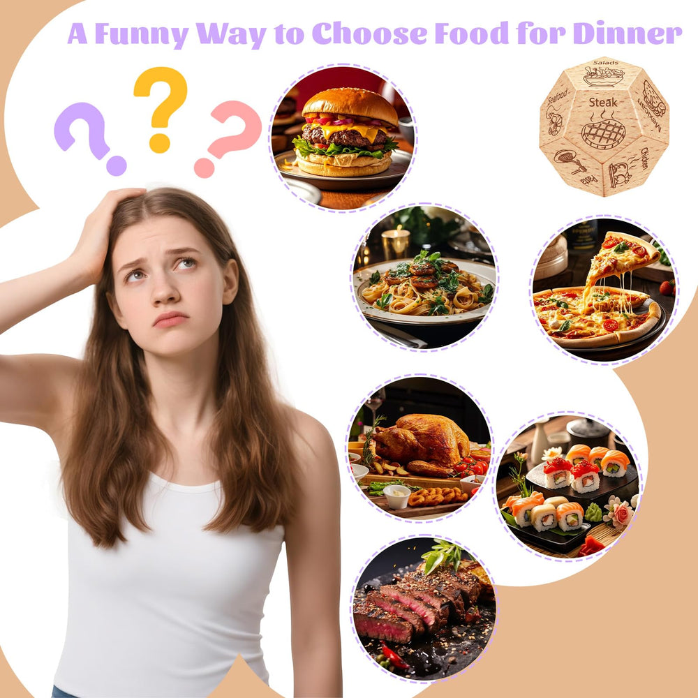 Bomggic dinner date night ideas dice for quick meals planning.