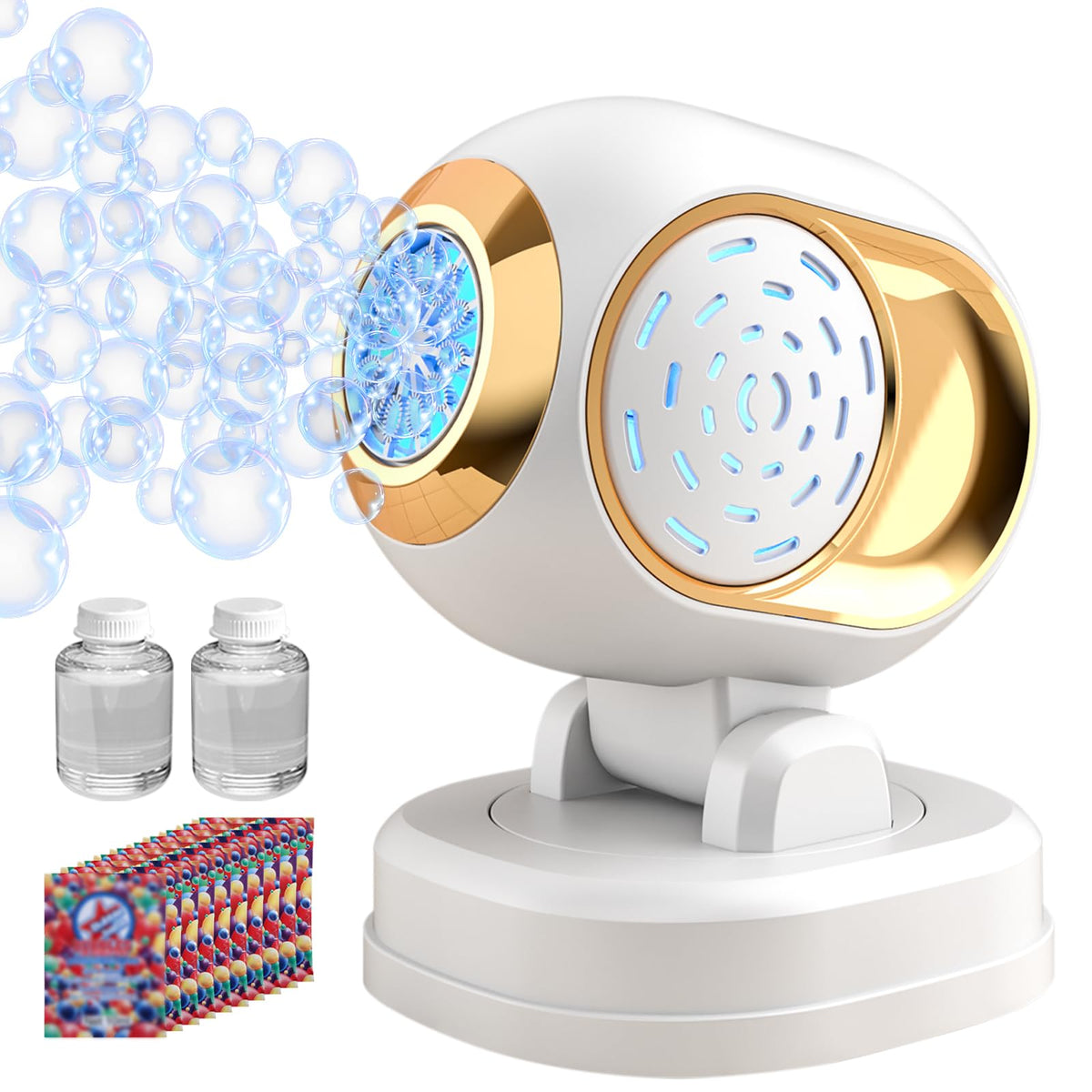 BOMOCO Bubble Machine battery-operated for outdoor parties and events