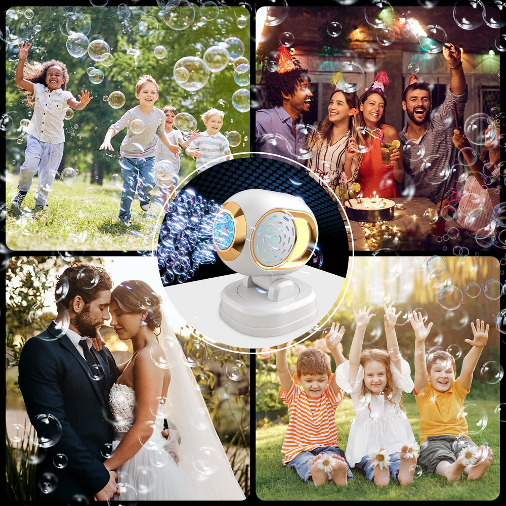 BOMOCO Bubble Machine is safe, non-toxic ABS plastic for families