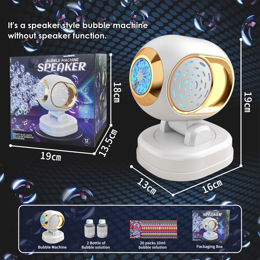 BOMOCO Bubble Solution included for immediate bubble play