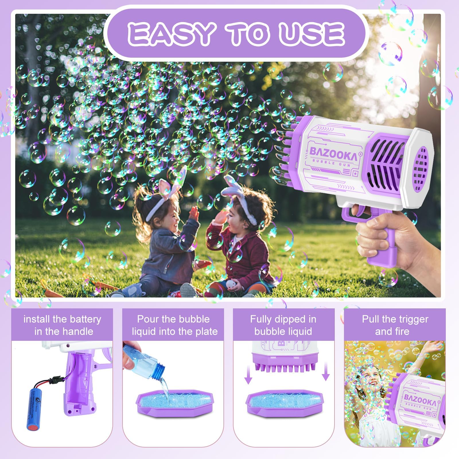 BOMOCO bubble gun adds magical ambience to weddings and parties.