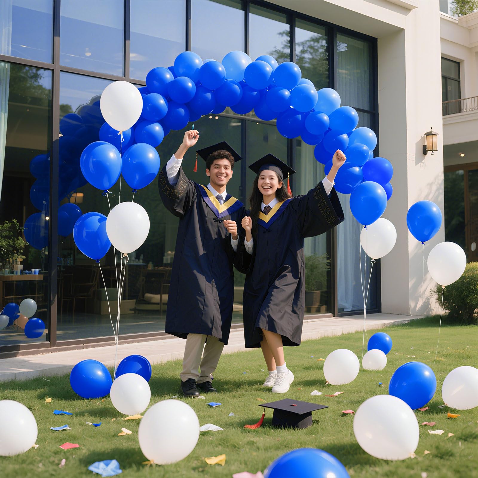 Bomsi eco-friendly latex 12-inch balloons, non-toxic and durable