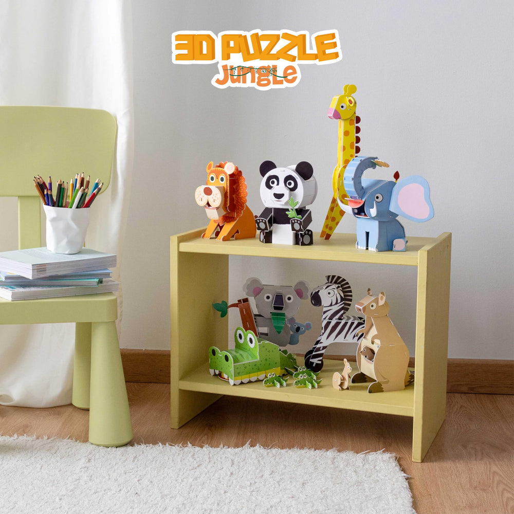 BONNYCO giraffe 3D puzzle adds a tall visual for engaging assembly.