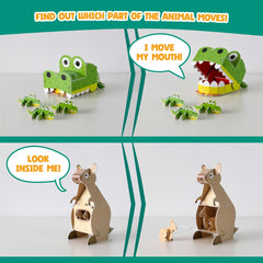 BONNYCO zebra 3D puzzle offers colorful challenge that boosts logical thinking.