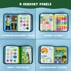 BONNYCO Busy Board removable layers enable modular, focused play.