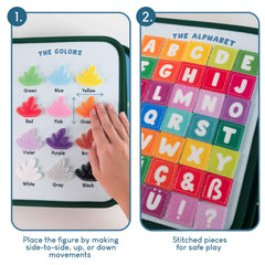 BONNYCO Busy Board travel-ready design keeps kids engaged on trips.