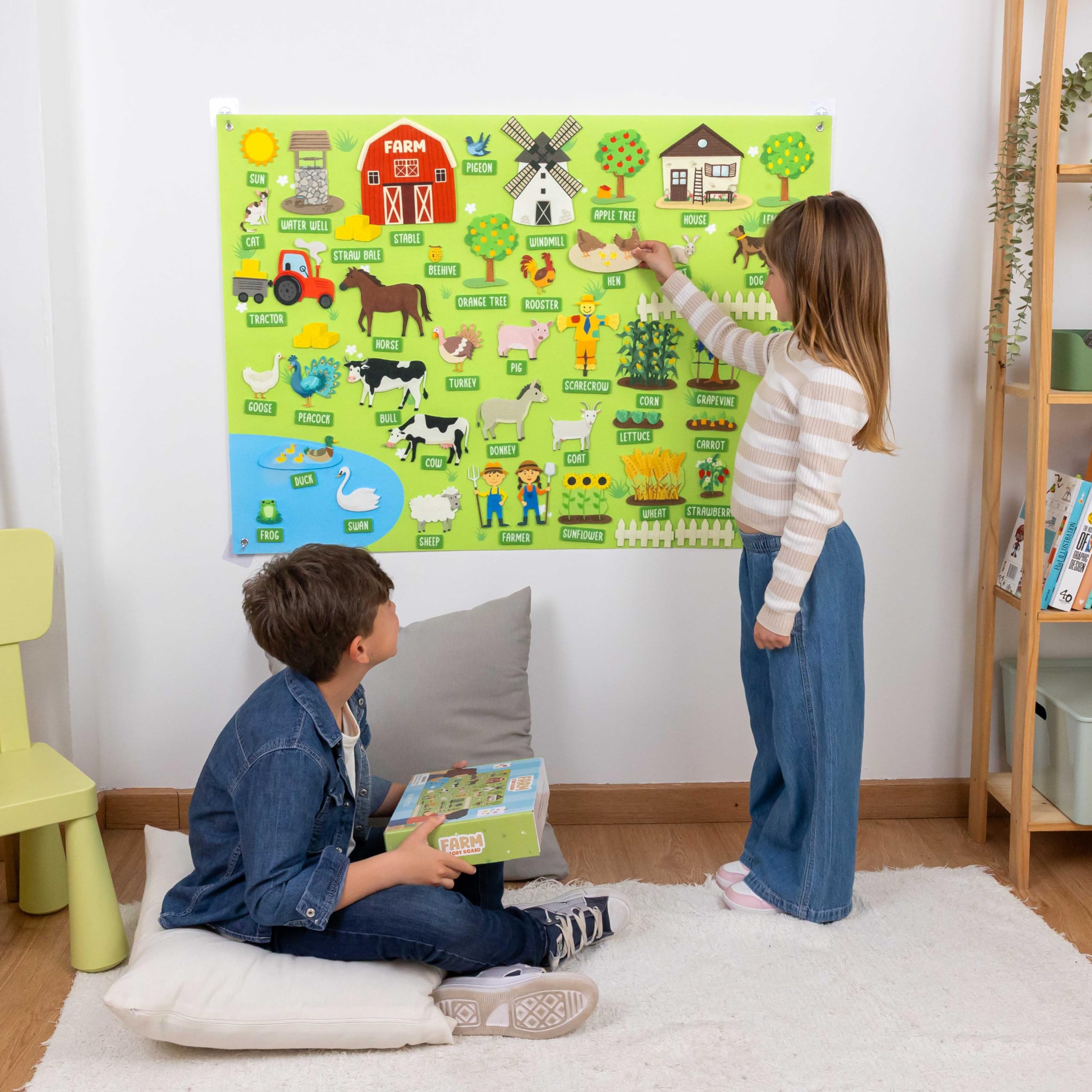 BONNYCO English labels on items to boost bilingual learning during play