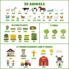 BONNYCO farmer kids encourage social pretend-play
