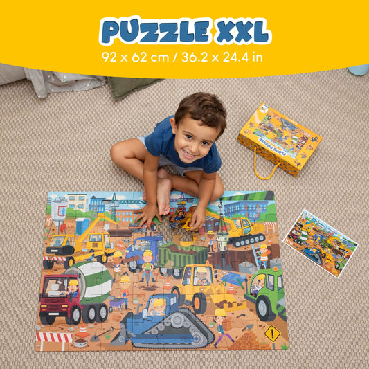 BONNYCO giant floor puzzle assembly scene supports problem solving