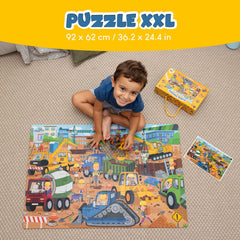 BONNYCO giant floor puzzle assembly scene supports problem solving