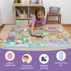 BONNYCO puzzle handle simplifies transport and cleanup.