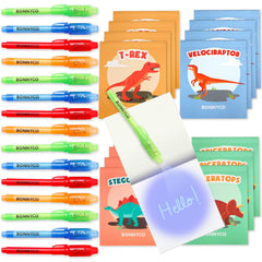 BONNYCO invisible ink pen dinosaur pack ready-made party favors for kids