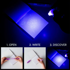 BONNYCO space notepad with space drawings for creative notes