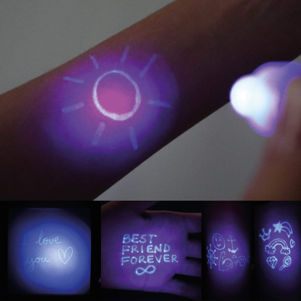 Bonnyco UV light pen enables safe, mess-free secret messages during creative play.