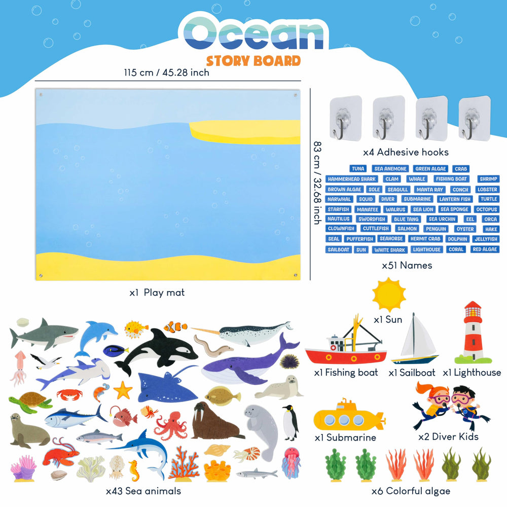 BONNYCO Velcro panel supports hands-on play and easy piece placement.