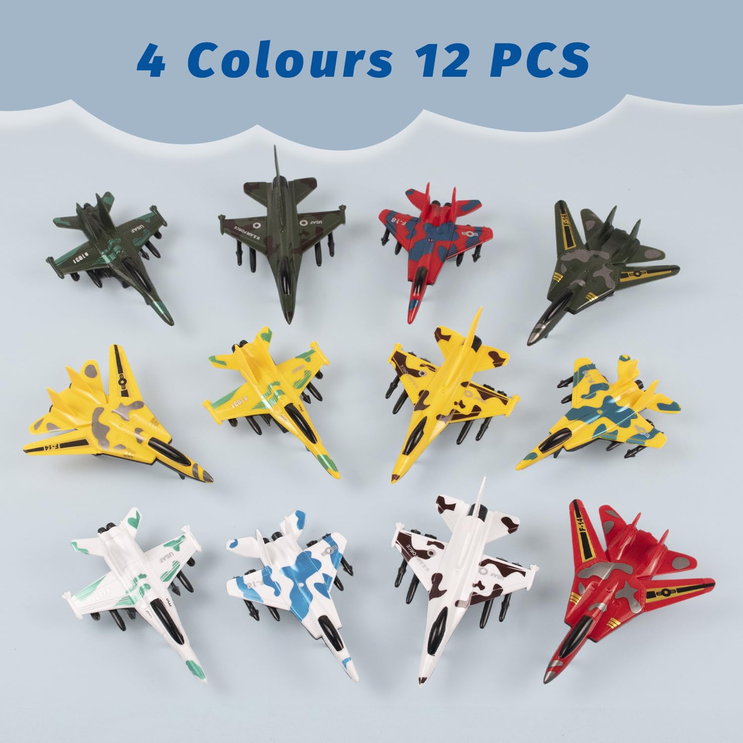 BOOJALOO 12-pack airplane party favors ready for celebrations.