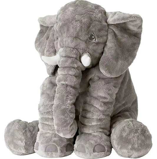 BOOJALOO giant 24-inch elephant plush for cozy hugs
