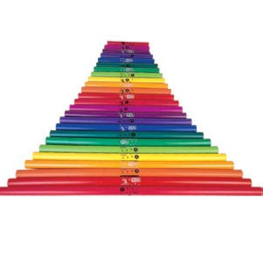 Boomwhackers 32-piece full spectrum set for classroom rhythm exploration and color-coded learning.