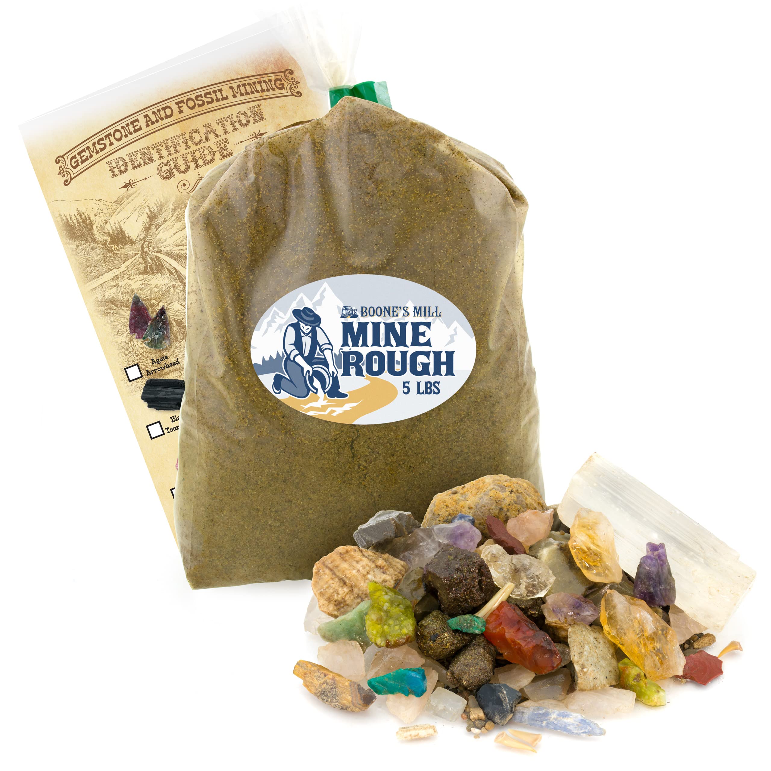 Boone's Mill gemstone paydirt bag opens to hidden gems for curious minds.