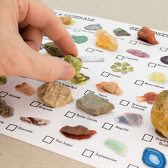 Boone's Mill treasure reveal after washing dirt from tray.