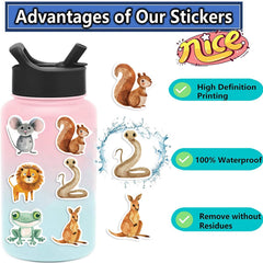 Booppyy cute animal stickers 04 decorate a laptop sleeve for personal style and quick mood boost