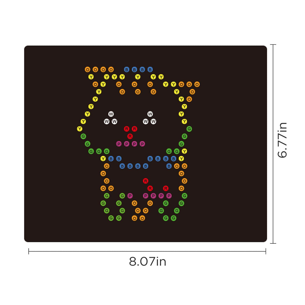 Bopika animal-templates 8in-by-6-8in for precise light screen designs