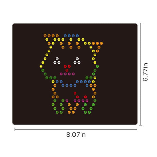 Bopika animal-templates 8in-by-6-8in for precise light screen designs