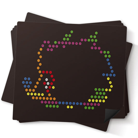 Bopika refill animal templates 20pcs for colorful light art play and imagination