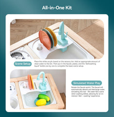 bopoobo Folding Basin Compact Design: easy to store in small play spaces