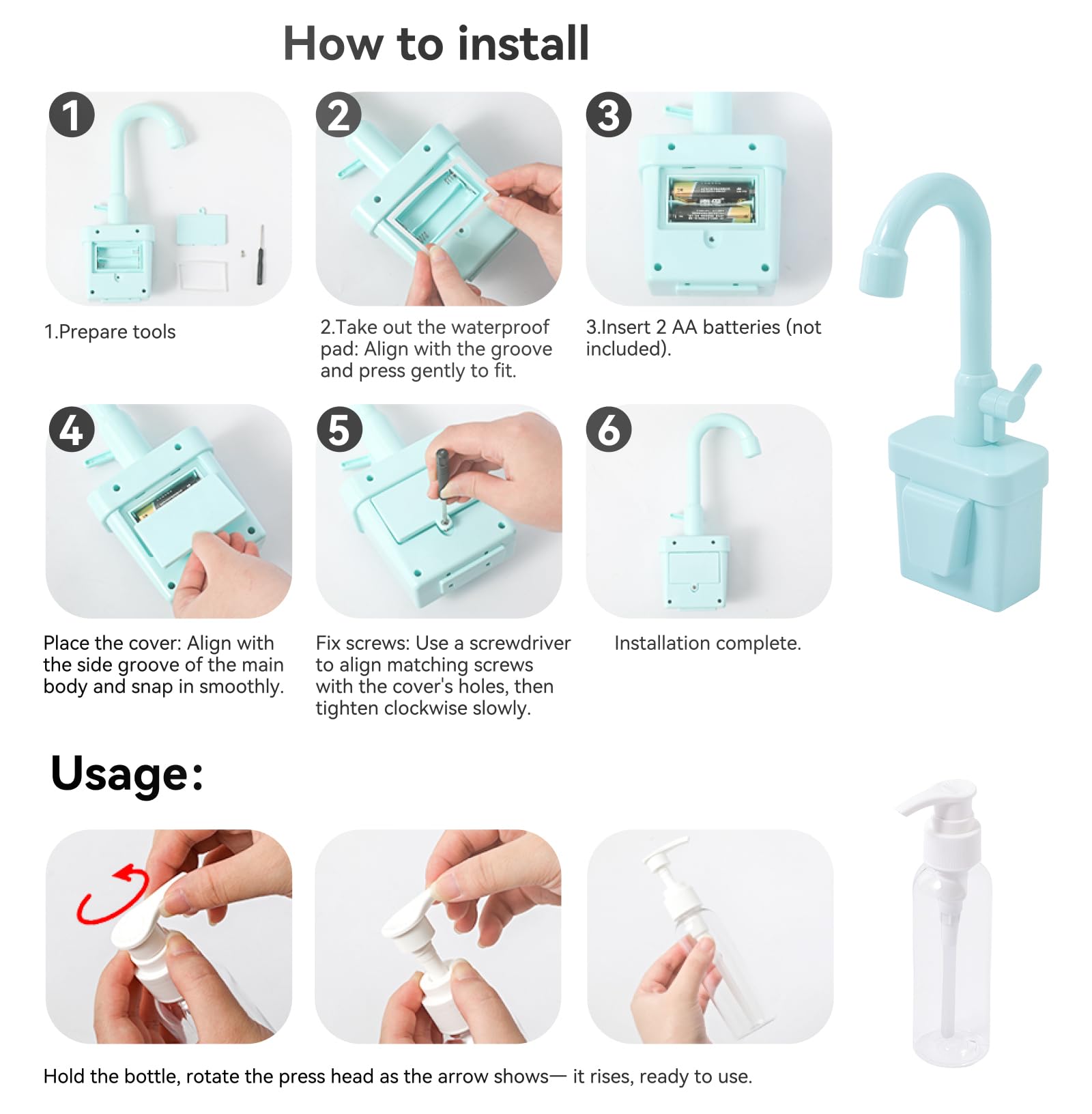 bopoobo Imaginative Water Play Session: develops fine motor skills during pretend kitchen tasks
