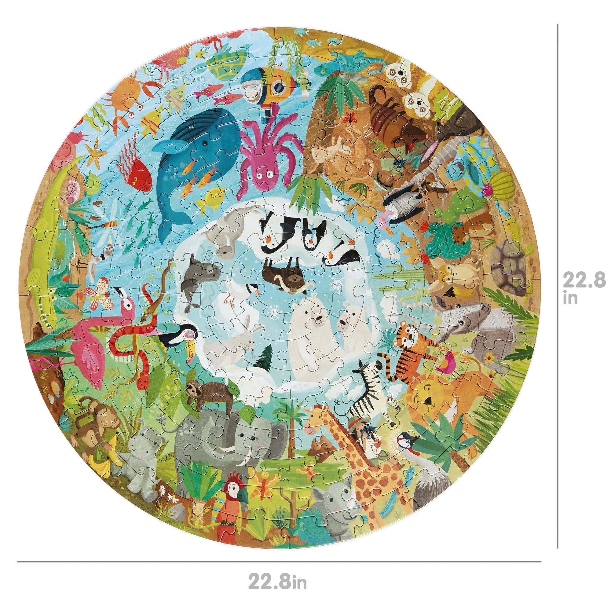 Boppi Animal Puzzle poster included supports learning and display.
